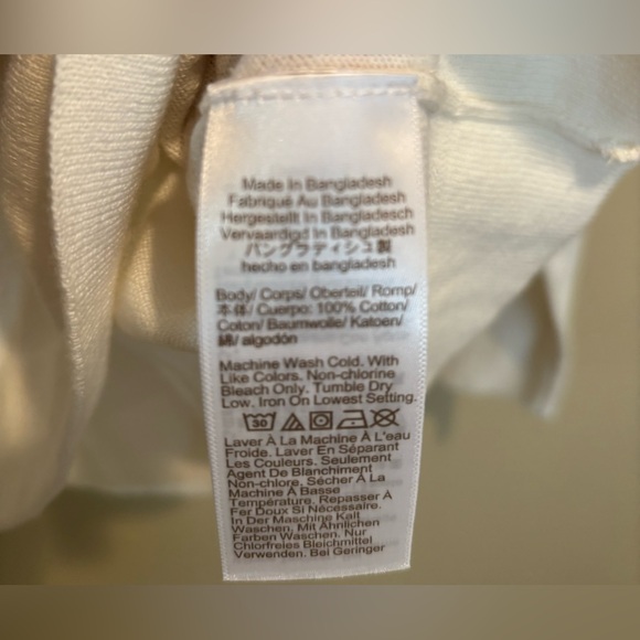 J Crew Women's White Top light weight sweater with Brown Heart size XL - Picture 7 of 7